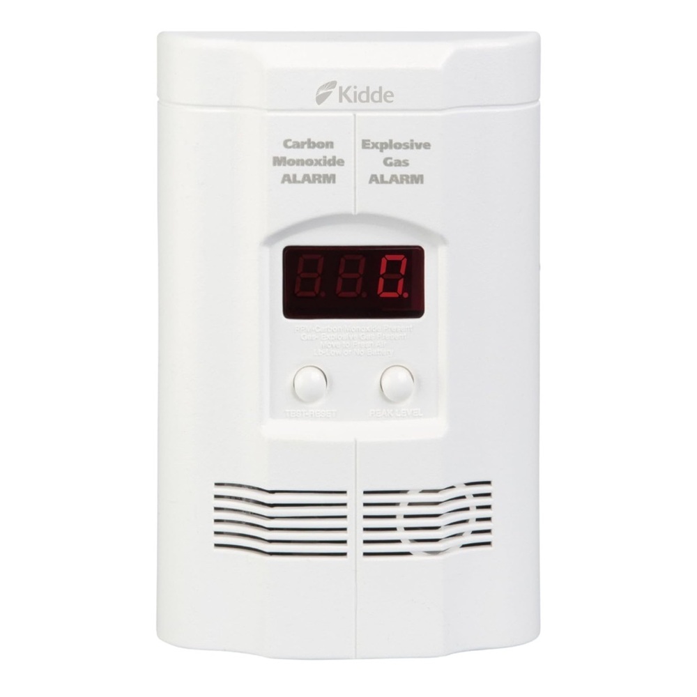 Kidde Carbon Monoxide and Gas Alarm - White